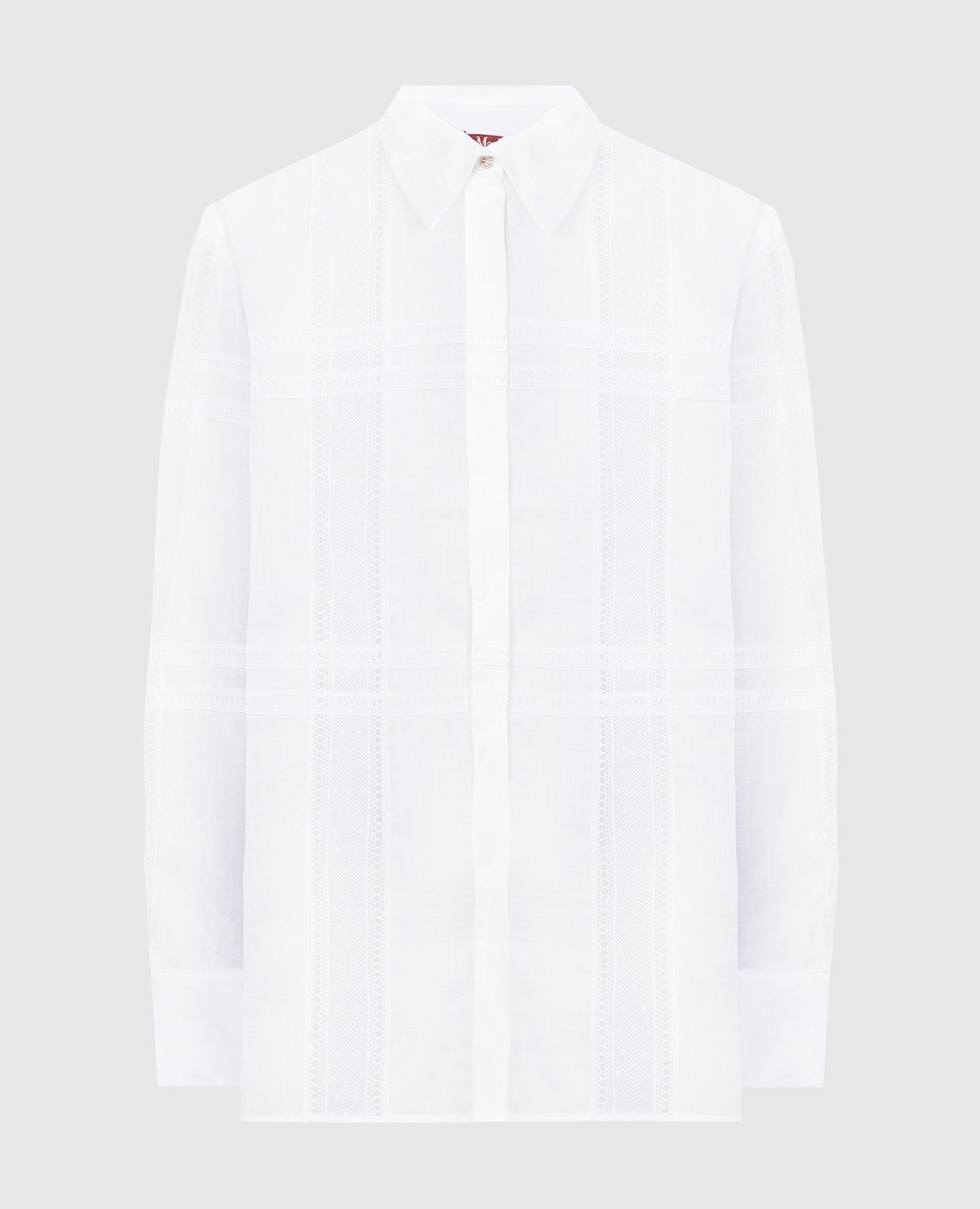 Белая блуза TEQUILA с кружевом