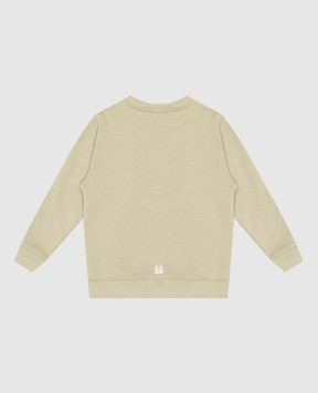 Givenchy Детский зеленый свитшот с принтом логотипа H30324612