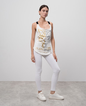 Ermanno Scervino Білі легінси D205P300CEU