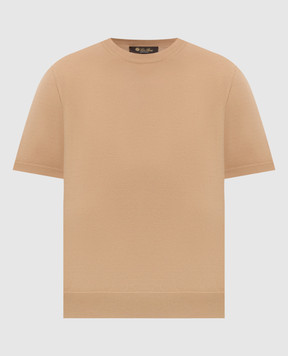 Loro Piana Бежевый топ Ice wish FAP2469
