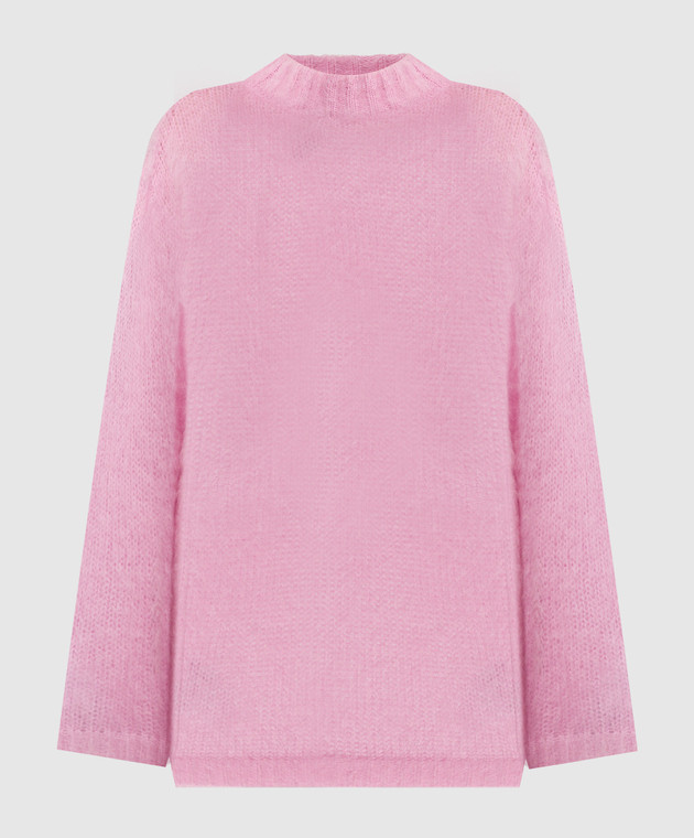 Maison Margiela MM6 - Розовый свитер с мохером S52HL0024M13038