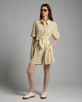 Woolrich Жовта блуза в принт CFWWSI0182FRUT3704