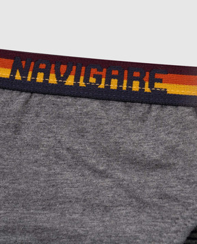 RiminiVeste Дитячі сірі труси-сліпи Navigare в смужку 728ZB
