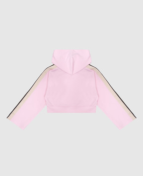Palm Angels Дитяче рожеве худі з вишивкою логотипа PGBD007S25FLE00112+