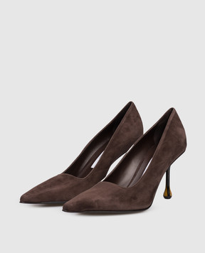 Jimmy Choo Коричневые замшевые туфли Ixia IXIA80JRS