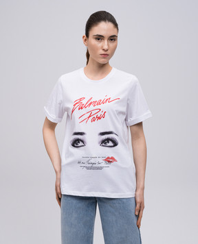Balmain Белая футболка Beauty EF0EF145GE90