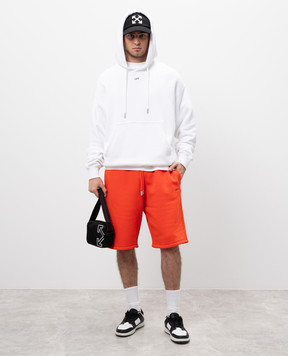 Off-White Белые худи с принтом Arrow OMBB085S25FLE00L