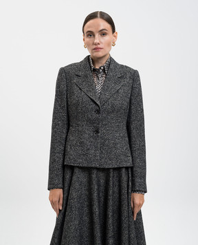 Dolce&Gabbana Сірий жакет з вовною F27FPTFMZAO