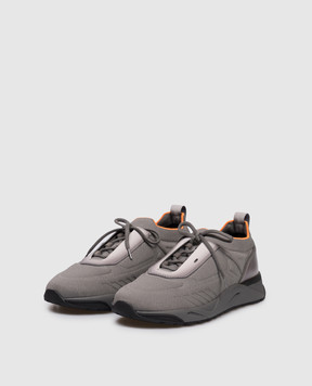 Santoni Сірі кросівки з ефектом деграде MBIO22132ANETHOD