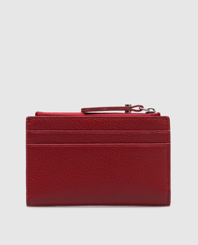 Gianni Chiarini Червоне шкіряне портмоне GRN з логотипом PFWBW13753GRN