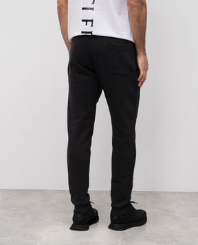 Moncler Черные спортивные брюки с логотипом логотип логотип. K10918H0000689AEN