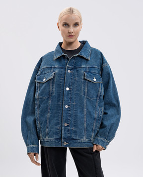 Vetements Синя джинсова куртка з логотипом UH76DJ360VB