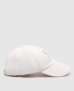 Off-White Белая кепка с эмблемой Arrow OMLA049S25DEN001