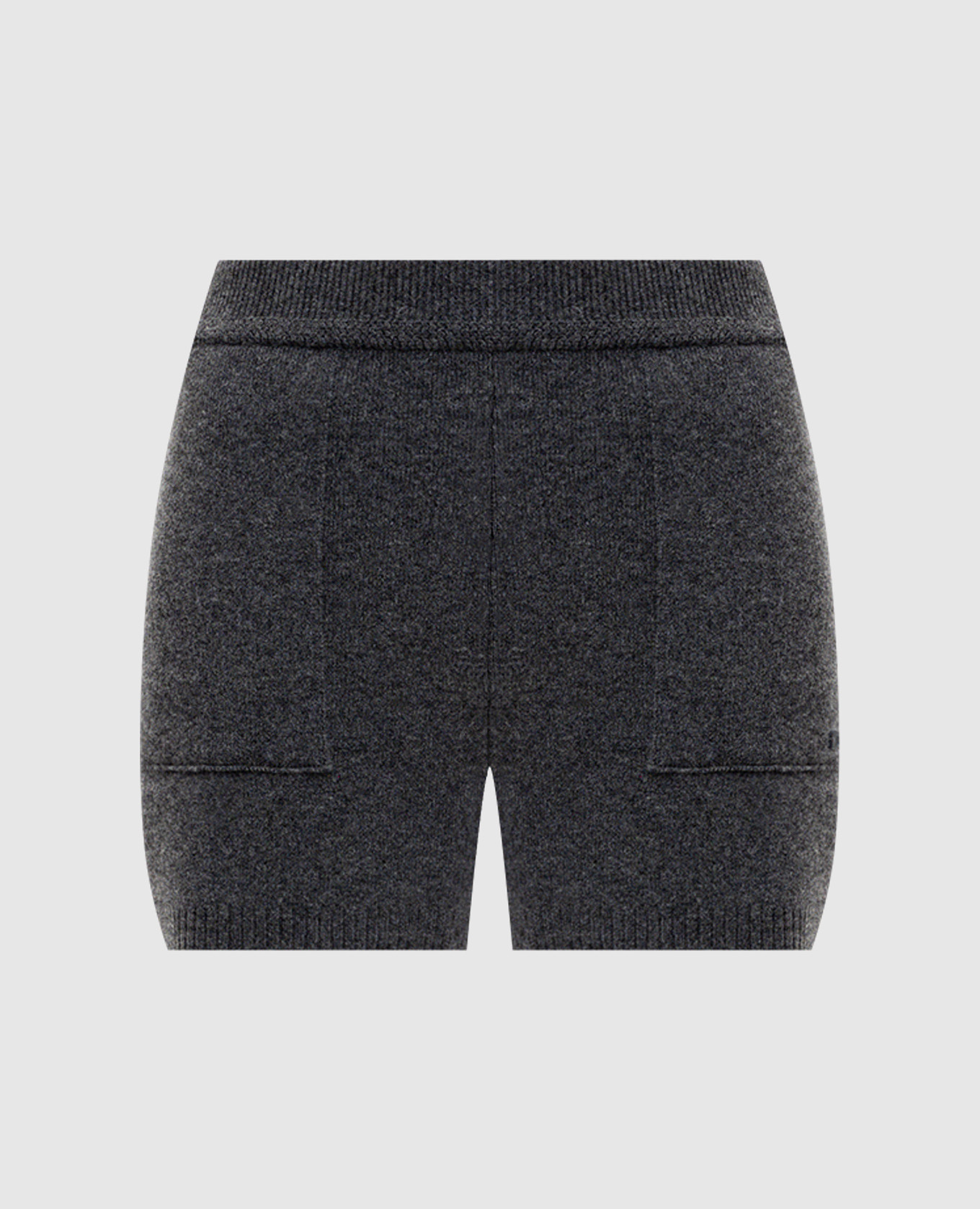 

Серые шорты из шерсти и кашемира, Серый, Шорты