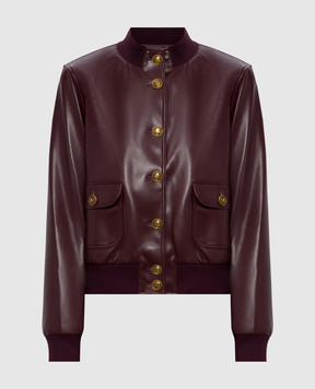 Twinset Бордовая куртка с логотипом 252TP2232