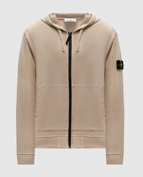 Stone Island Бежевая спортивная куртка с логотипом. K1S156100042S0051