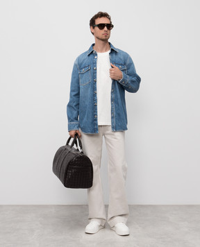 Bottega Veneta Синя джинсова сорочка 813505V42W0