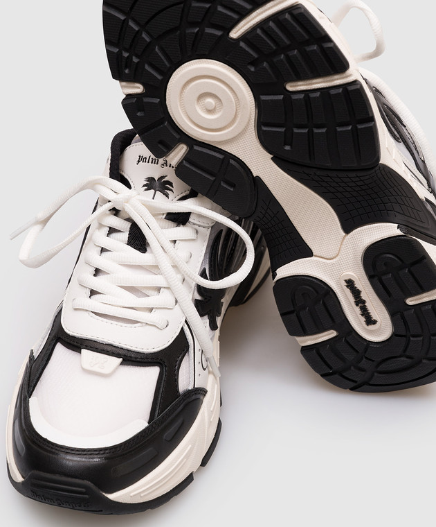 Palm Angels Комбинированные кроссовки PA 4 с логотипом PMIA102S25FAB001 изображение 5