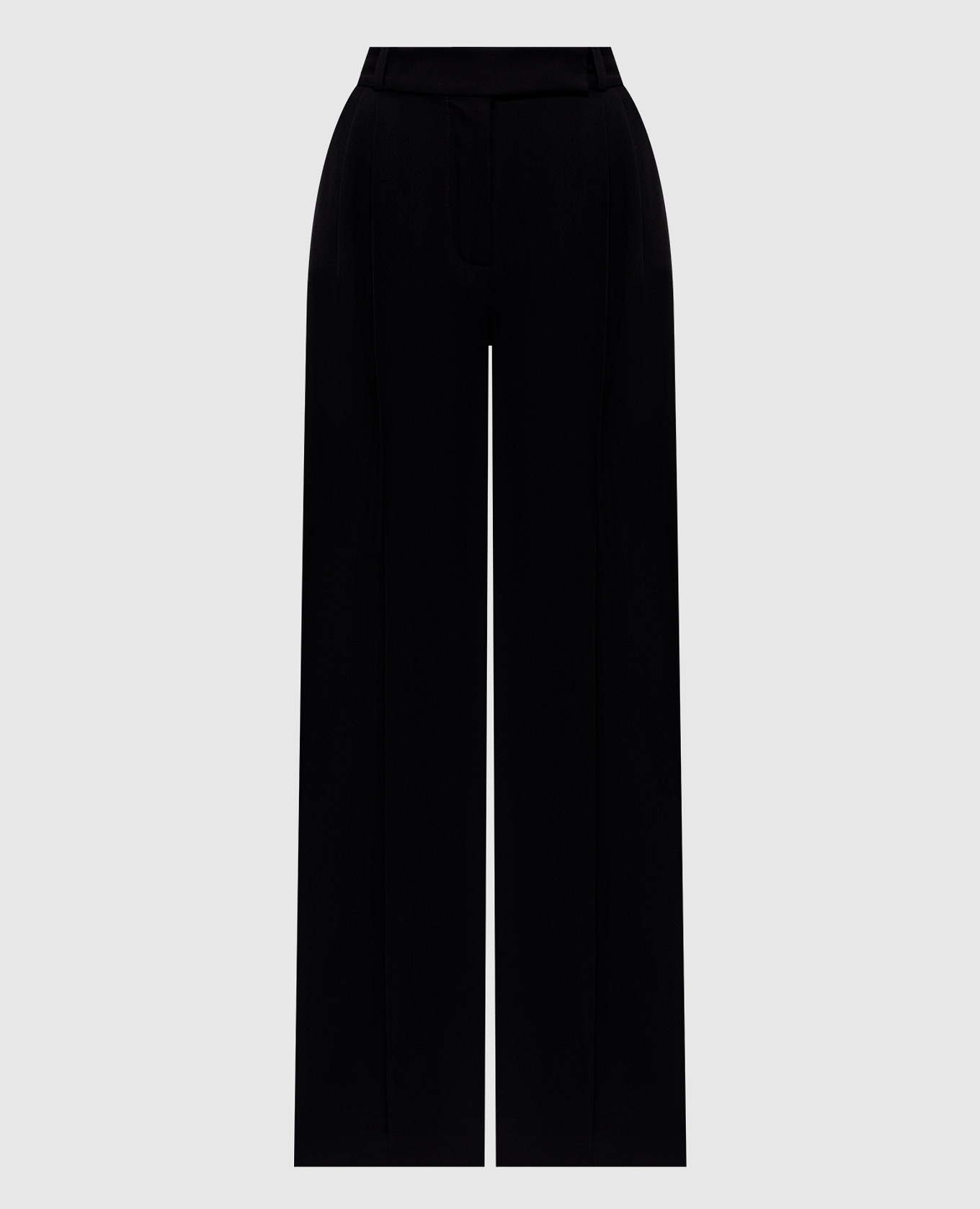 

Черные штаны Patricia с шерстью, Черный, Прямые брюки