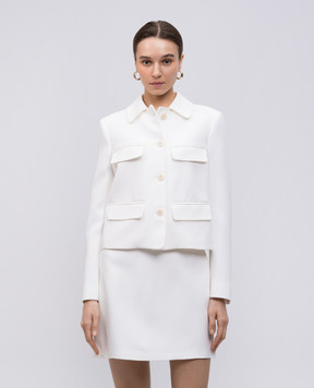 Ermanno Scervino Білий жакет D466I340ILM