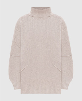 Helmut Lang Бежевий светр з вовни та кашеміру O06HW708