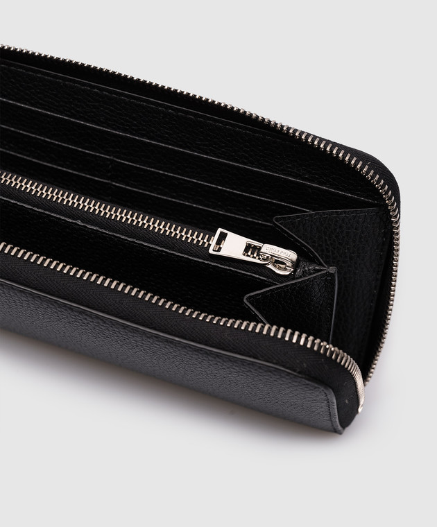 Tom Ford Чорний шкіряний гаманець з логотипом Y0241LCL158S зображення 2
