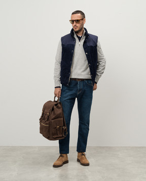 Brunello Cucinelli Синя сорочка MH8766686