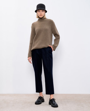 Loro Piana Синие брюки из шерсти и кашемира FAO7181