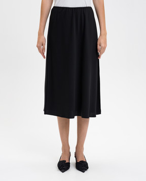 LISA YANG Чорна спідниця Skirt з шовком 2025209