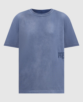 Alexander Wang Синя футболка з логотипом 4CC3241520