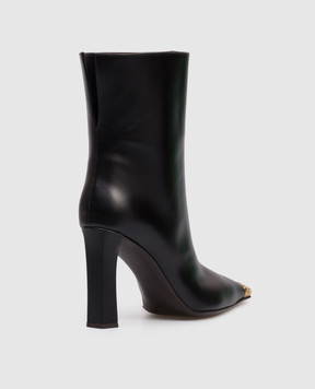 Giuseppe Zanotti Чорні шкіряні ботильйони I570004