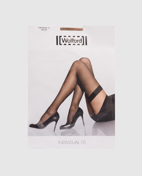 Wolford Бежеві панчохи 10 den 21663