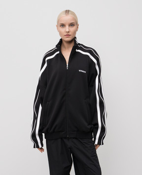Vetements Чорна спортивна куртка з логотипом UH76GJ300Bw