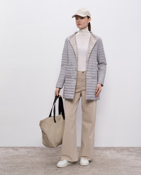 Max Mara Weekend Бежеві джинси MEDINA з патчем логотипа MEDINA