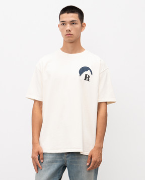 Rhude Бежевая футболка Moonlight RHPF25TT02012