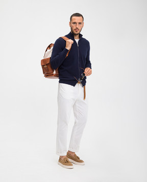 Brunello Cucinelli Синий кардиган из кашемира M2200106