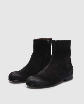 Marsell Черные ботинки замшевые Capozucca MW8295186