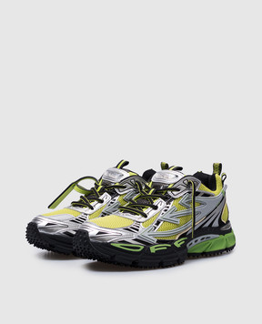 Off-White Зелені кросівки Be Right Back з логотипом OMIA295S25FAB001