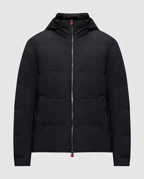 Kiton Синий пуховик UW2224V0440H