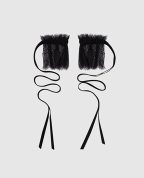 Ann Demeulemeester Черные манжеты Kepu из кружева B0012902RB042