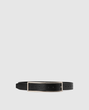 Ann Demeulemeester Чорний шкіряний ремінь Igna B0011720LT128