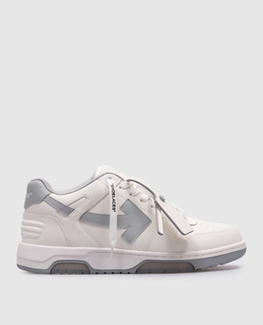 Off-White Білі шкіряні кросівки Оut Оf Оffice OMIA189C99LEA019