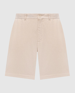 Brunello Cucinelli Бежеві вельветові шорти MH257U0010
