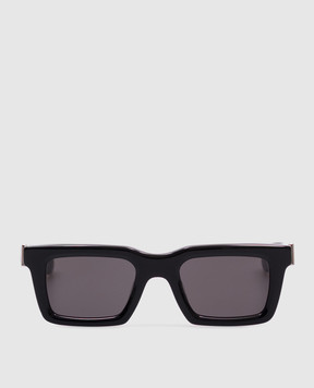 Alexander McQueen Чорні сонцезахисні окуляри з логотипом 821707J0749