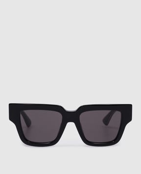 Bottega Veneta Чорні сонцезахисні окуляри з логотипом 779428VBL80