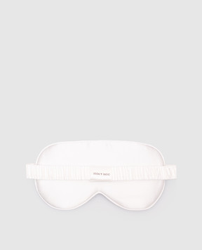 Dore & Rose Белая маска для сна из шелка PREMIUMSILKSLEEPMASK