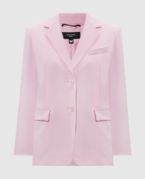 Max Mara Weekend Рожевий жакет MATERIA з вовни MATERIA