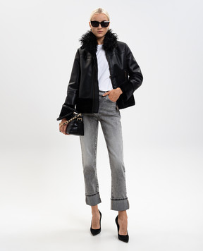 Twinset Черная куртка с логотипом 252TP2410