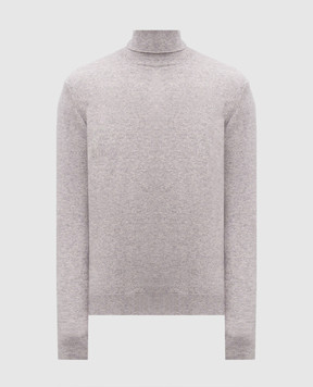 Wool&Co Серый гольф из шерсти и кашемира WO0023