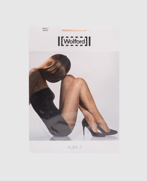 Wolford Бежеві колготи Aura 5 Den 18002ВЛ16